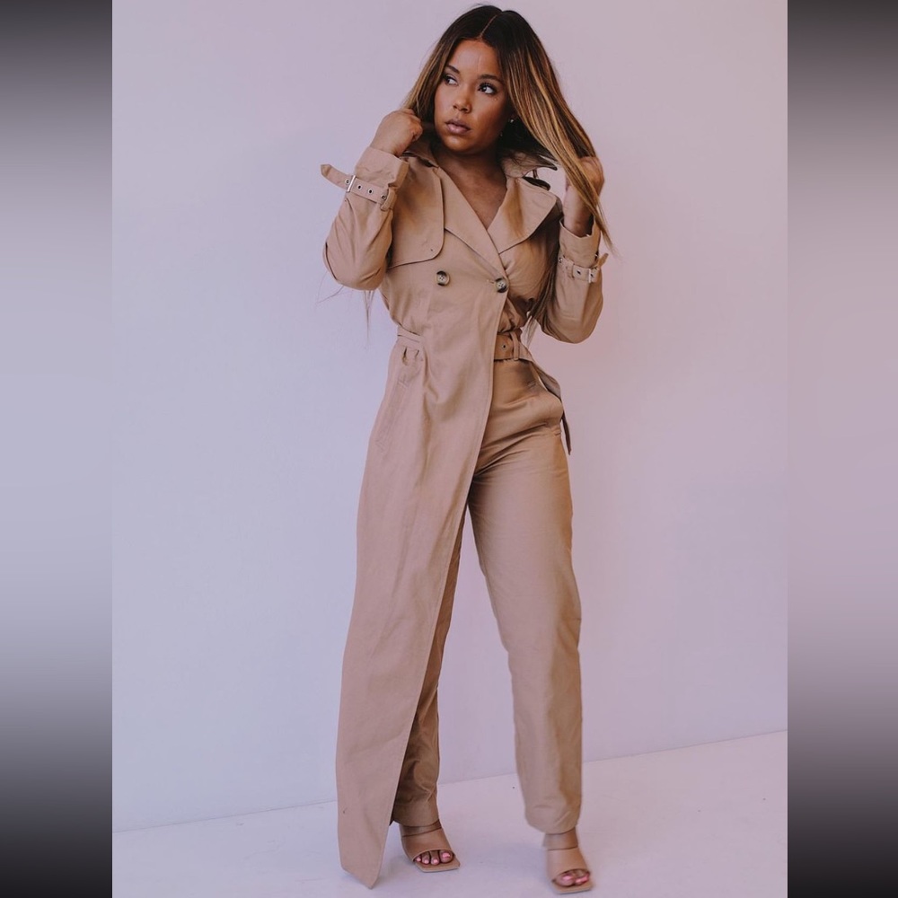 Jumpsuit Half the Trench By:Nichole Lynel